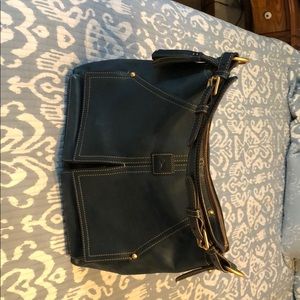 Dooney and Bourke shouder bag denim color